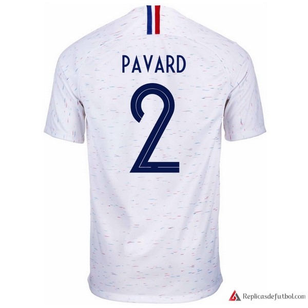 Camiseta Seleccion Francia Segunda equipación Pavard 2018 Blanco